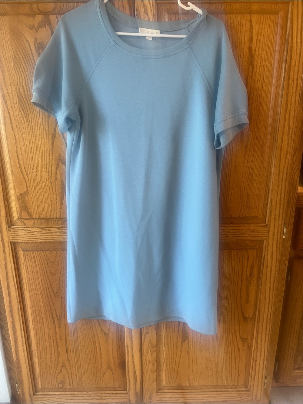 Cynthia Rowley Light Blue Short Sleeve Shift Dress
